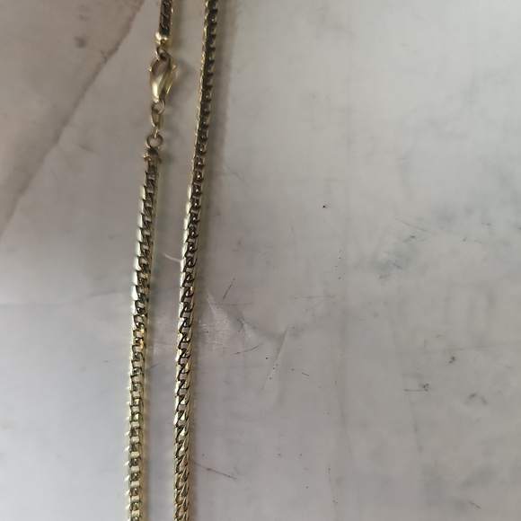 14k 3mm 22inch Solid Diamond Cut Franco Chain